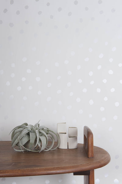 product image for Sisters of the Sun Wallpaper in Diamonds, Pearls, and Cream design by Thatcher Studio 6
