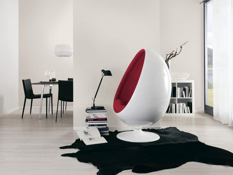 media image for Small Graphics Wallpaper in White and Metallic design by BD Wall 231