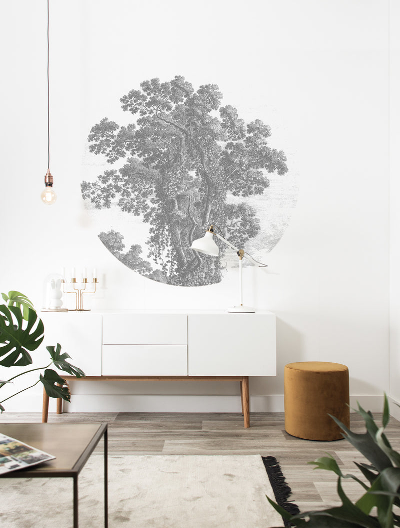media image for Small Wallpaper Circle in Engraved Tree 013 by KEK Amsterdam 258