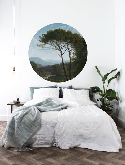 product image for Small Wallpaper Circle in Golden Age Landscape 003 by KEK Amsterdam 99