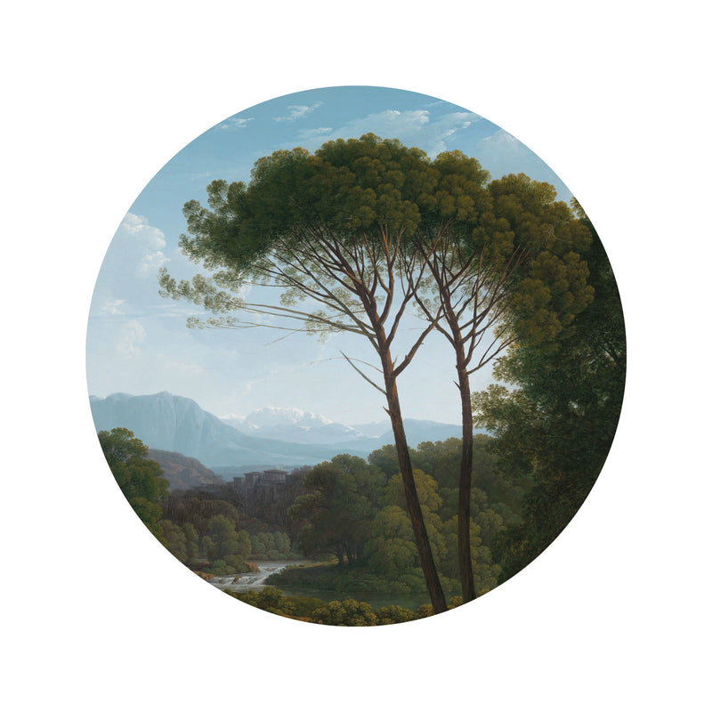 media image for Small Wallpaper Circle in Golden Age Landscape 003 by KEK Amsterdam 252