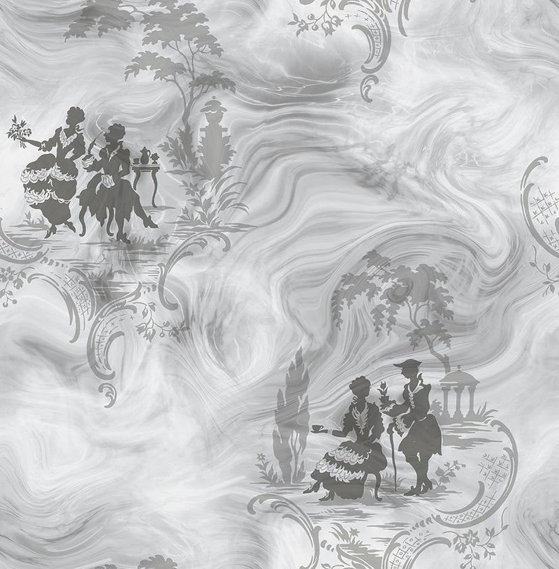 media image for sample smoke date wallpaper in sterling from the sanctuary collection by mayflower wallpaper 1 215
