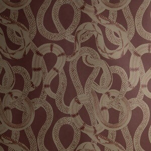 product image of Snake Peek Wallpaper in Red 514