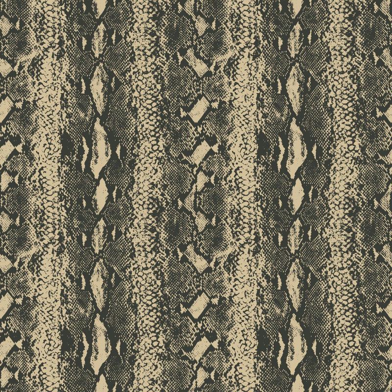 media image for Snake Skin Peel & Stick Wallpaper in Gold and Black by RoomMates for York Wallcoverings 225