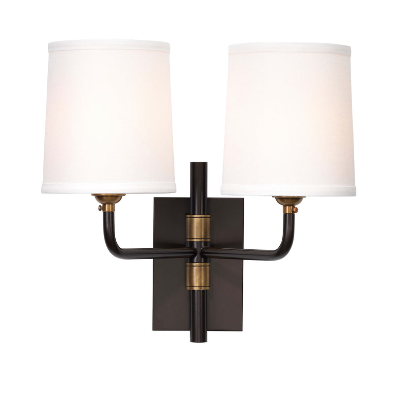 media image for lawton double arm wall sconce by bd lifestyle 4lawt dbob 4 246