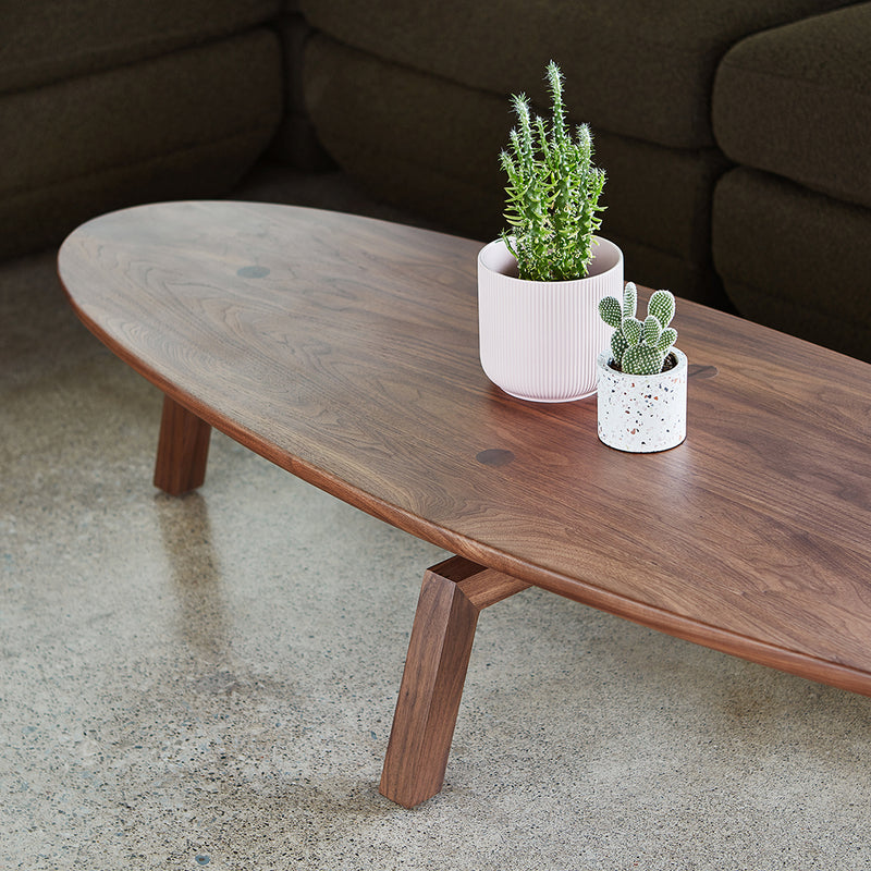 media image for Solana Oval Coffee Table by Gus Modern 217
