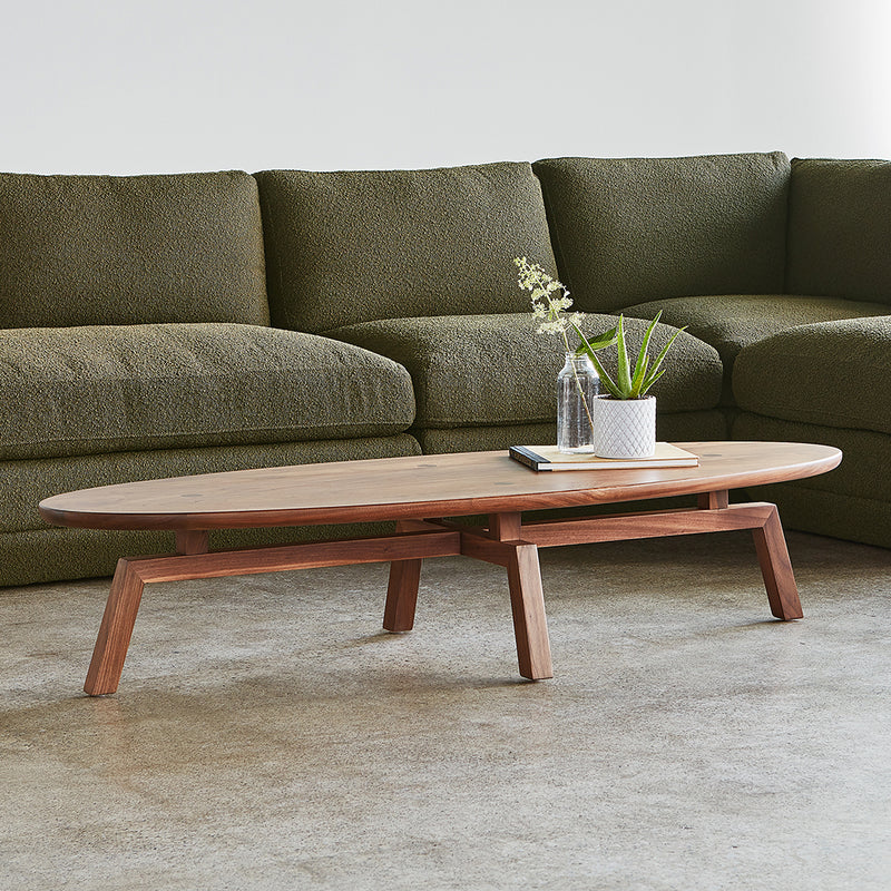 media image for Solana Oval Coffee Table by Gus Modern 247