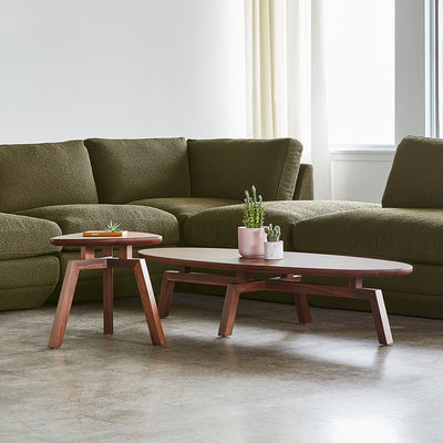 product image for Solana Oval Coffee Table by Gus Modern 73