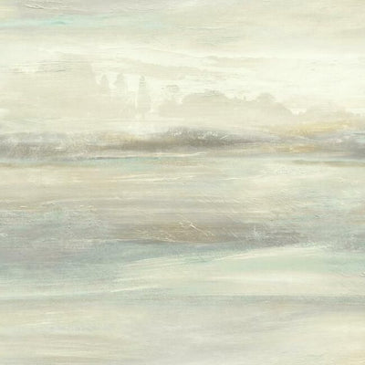 product image of Soothing Mists Scenic Peel & Stick Wallpaper in Beige and Blue by York Wallcoverings 595