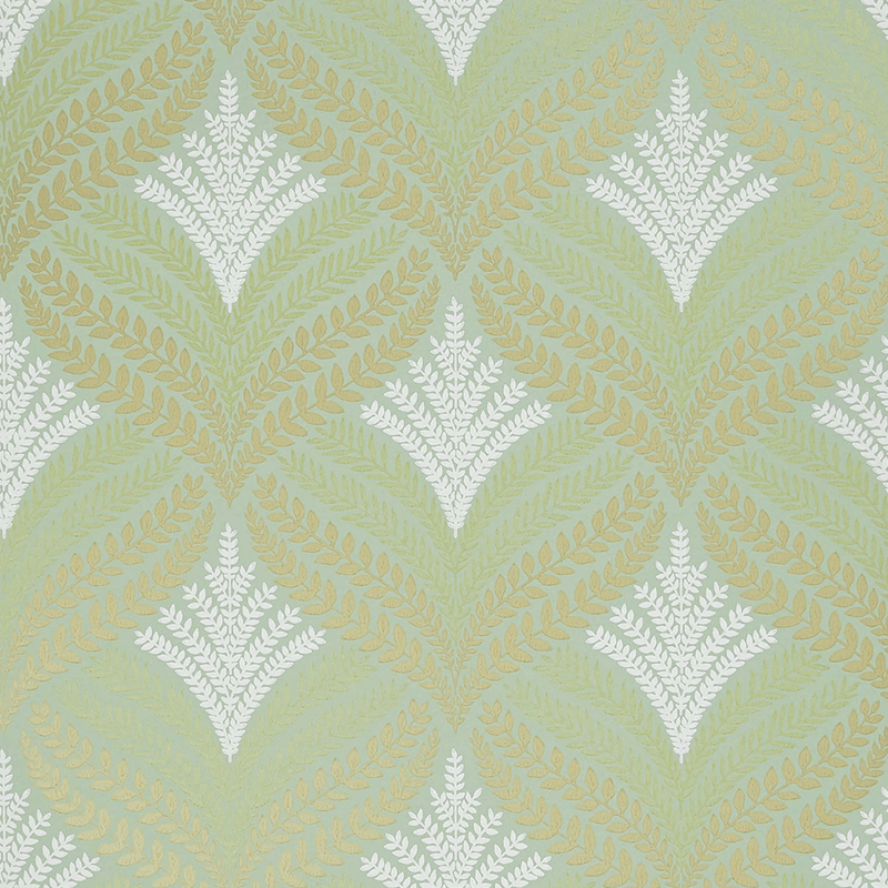 media image for Sotherton Wallpaper in Sage and Gold from the Mansfield Park Collection by Osborne & Little 256