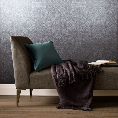 product image for Souk Tile Wallpaper in Pewter from the Exclusives Collection by Graham & Brown 21