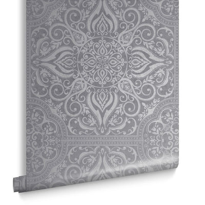 product image of Souk Tile Wallpaper in Pewter from the Exclusives Collection by Graham & Brown 536
