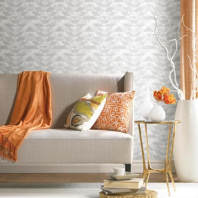 media image for Southwest Geometric Peel & Stick Wallpaper in Neutral by RoomMates for York Wallcoverings 228
