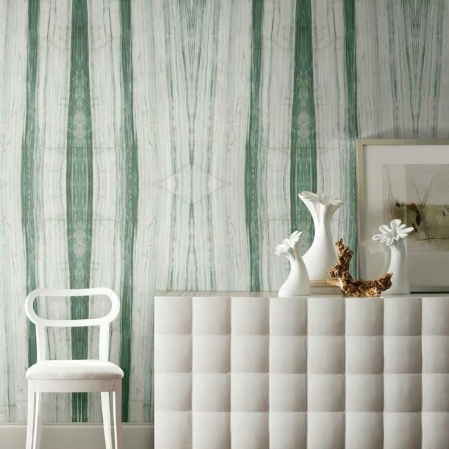media image for Spanish Marble Peel & Stick Wall Mural in Jade from the Stonecraft Collection by York Wallcoverings 267
