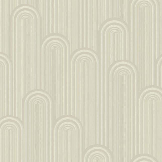 media image for Speakeasy Wallpaper in Off-White and Metallic from the Deco Collection by Antonina Vella for York Wallcoverings 27