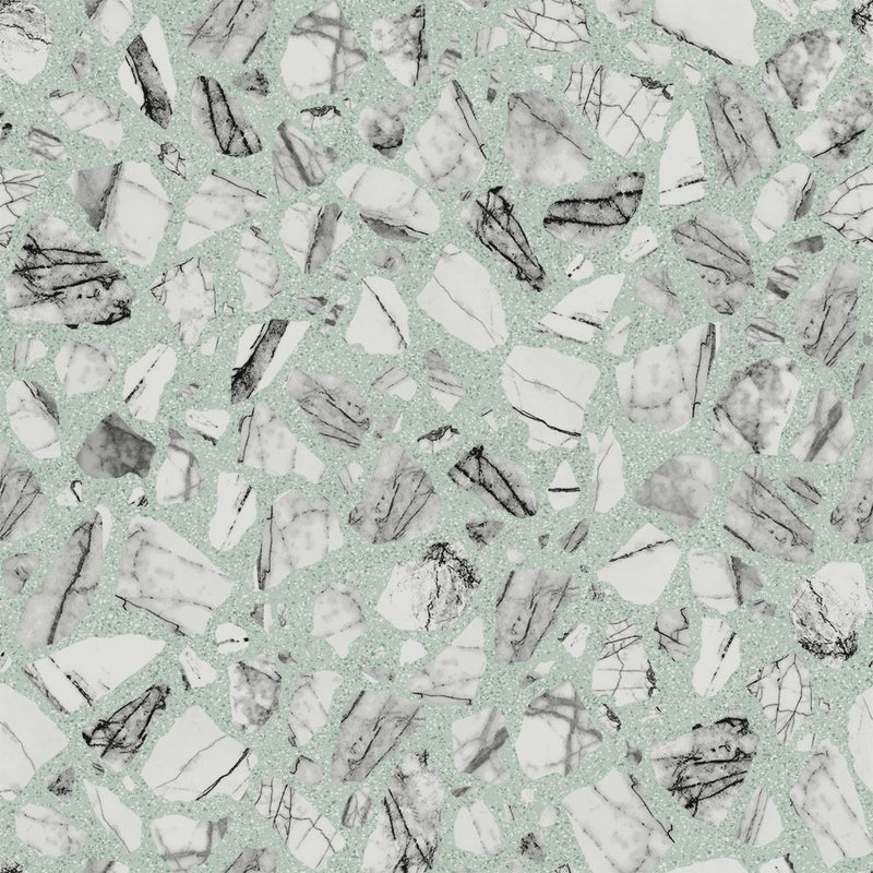 media image for Speckled Terrazzo Self-Adhesive Wallpaper in Mint Julep design by Tempaper 227