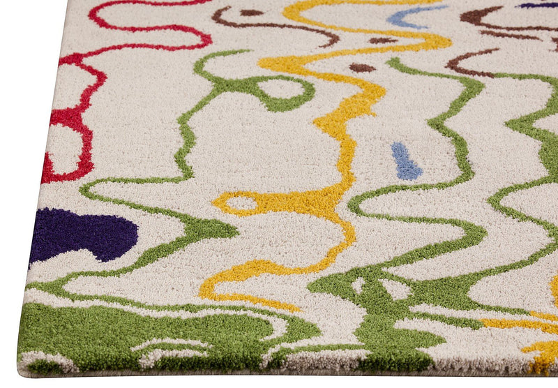media image for Spia Collection Hand Tufted Wool and Viscose Area Rug in Multi design by Mat the Basics 218