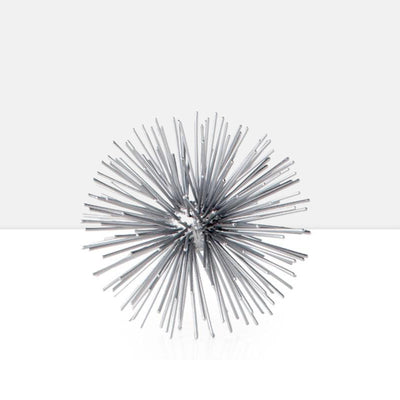 product image for spike decor sphere ball silver by torre tagus 1 15