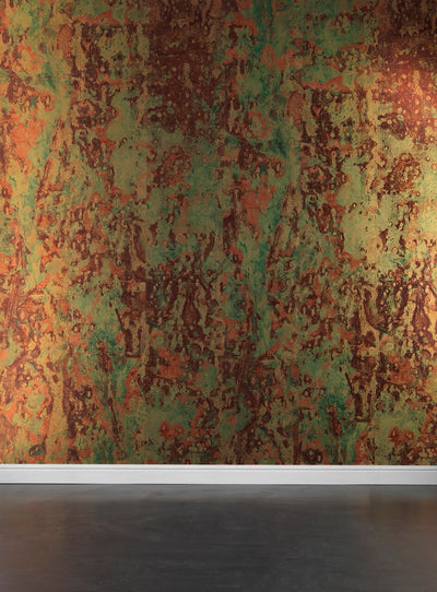 product image of Spoiled Copper Metallic Wallpaper design by Piet Hein Eek for NLXL Lab 528