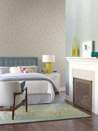 product image for Sprig Wallpaper in Grey from the Moderne Collection by Stacy Garcia for York Wallcoverings 3