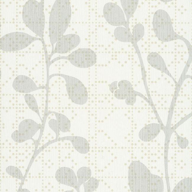 media image for Sprig Wallpaper in Lily from the Moderne Collection by Stacy Garcia for York Wallcoverings 296