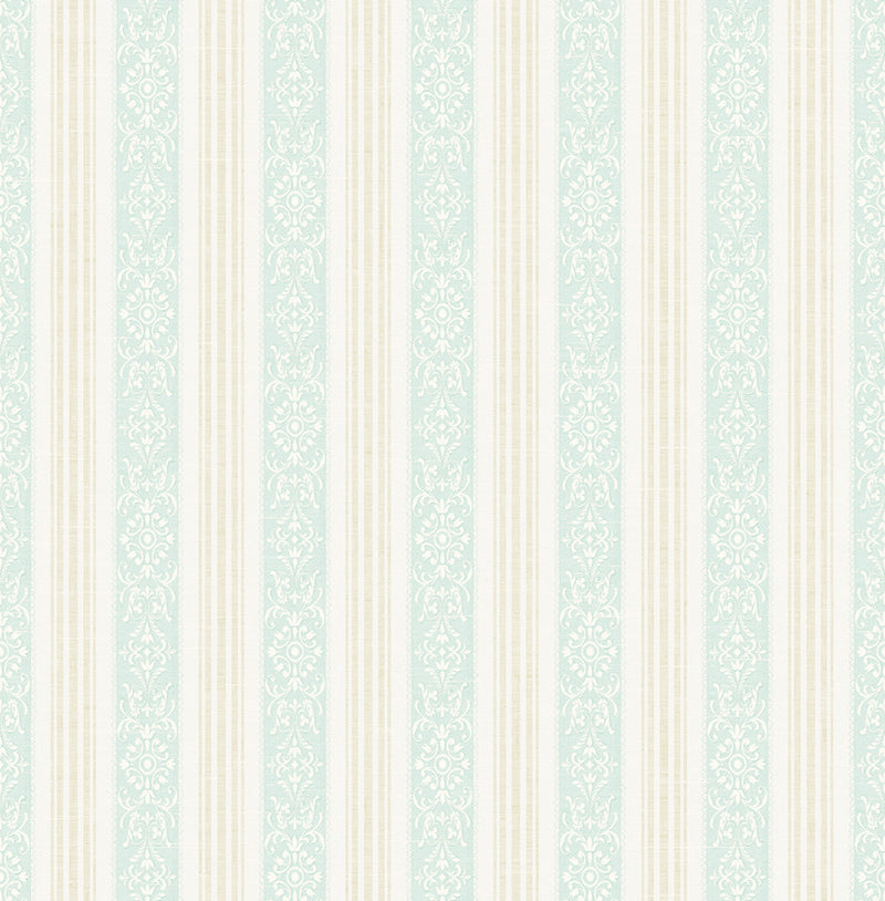 media image for Spring Stripe Wallpaper in Springtime from the Spring Garden Collection by Wallquest 273