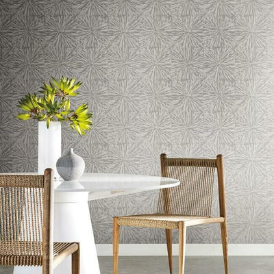 product image for Squareburst Wallpaper in Charcoal by Antonina Vella for York Wallcoverings 92