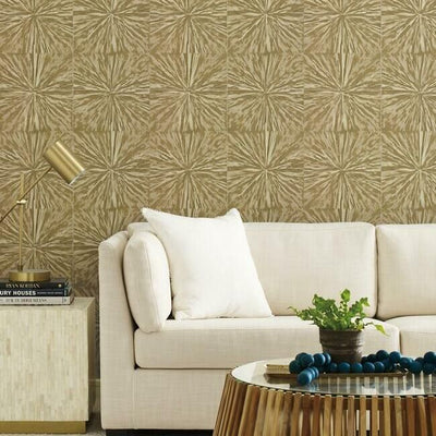 product image for Squareburst Wallpaper in Gold by Antonina Vella for York Wallcoverings 3
