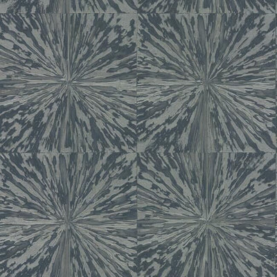 product image of sample squareburst wallpaper in grey and navy by antonina vella for york wallcoverings 1 598