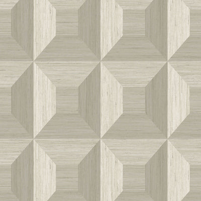 product image for Squared Away Geometric Wallpaper in Brown from the More Textures Collection by Seabrook Wallcoverings 48