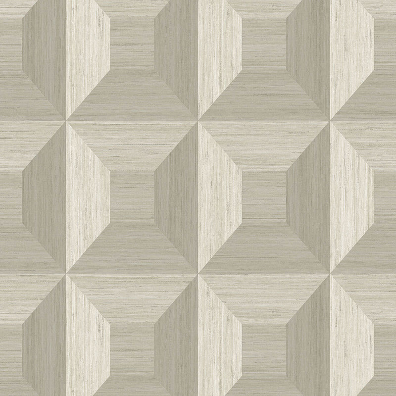 media image for Squared Away Geometric Wallpaper in Brown from the More Textures Collection by Seabrook Wallcoverings 246
