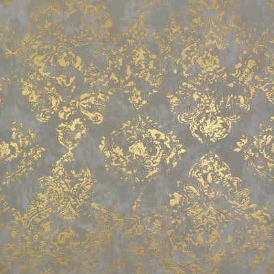 product image of sample stargazer wallpaper in khaki and gold by antonina vella for york wallcoverings 1 516