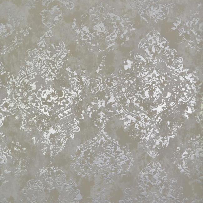 media image for Stargazer Wallpaper in White and Silver by Antonina Vella for York Wallcoverings 23