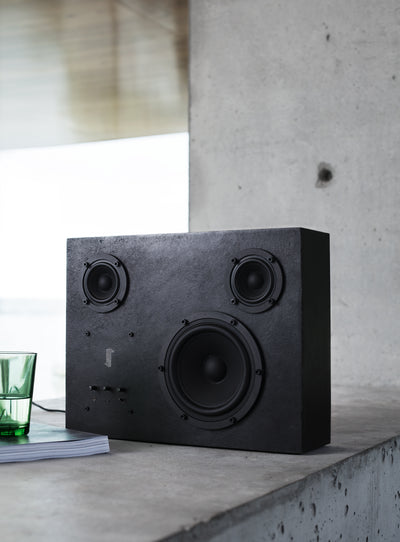 product image for steel speaker by transparent 2 96
