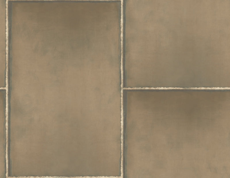 media image for Steel Wallpaper in Bronze and Gold from the Aerial Collection by Mayflower Wallpaper 278