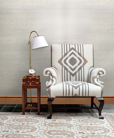 product image for Stelios Grey Grasscloth Wallpaper from the Jade Collection by Brewster Home Fashions 52