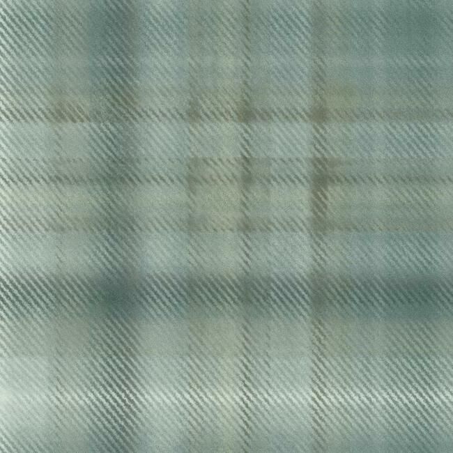 media image for Sterling Plaid Wallpaper in Green from the Traveler Collection by Ronald Redding 247