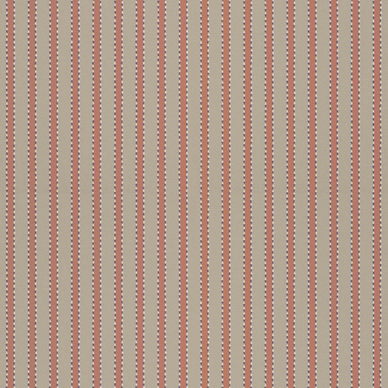 media image for Stitched Stripe Wallpaper in Coral 217