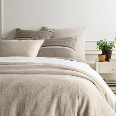 product image for stone washed linen natural duvet cover by annie selke swldcq 1 69
