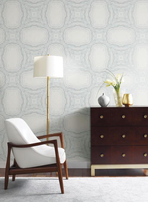 media image for Stone Kaleidoscope Wallpaper from the Natural Opalescence Collection by Antonina Vella for York Wallcoverings 257
