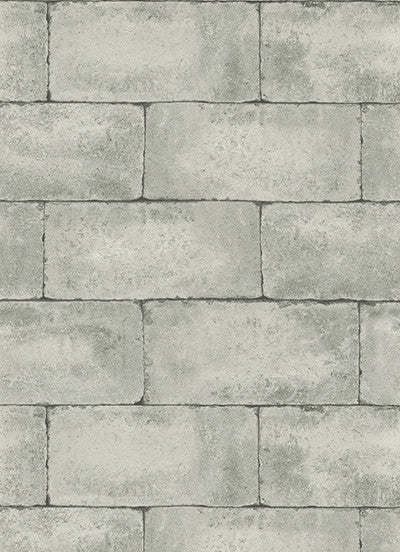 media image for Stone Wall Wallpaper in Grey design by BD Wall 298