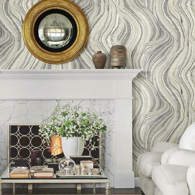 product image for Streaming Cheetah Wallpaper in Grey from the Traveler Collection by Ronald Redding 31