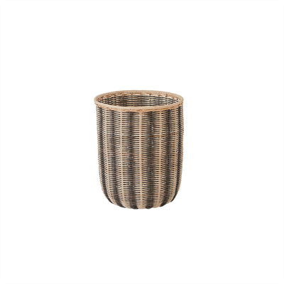 product image for striped storage basket black nature 1 27