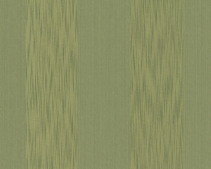 media image for Stripes Faux Fabric Wallpaper in Green design by BD Wall 265