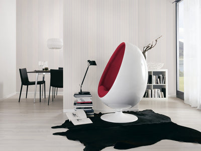 product image for Stripes Wallpaper in Cream and Grey design by BD Wall 2