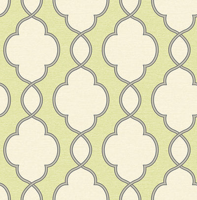 product image of Structure Green Chain Link Wallpaper from the Symetrie Collection by Brewster Home Fashions 570