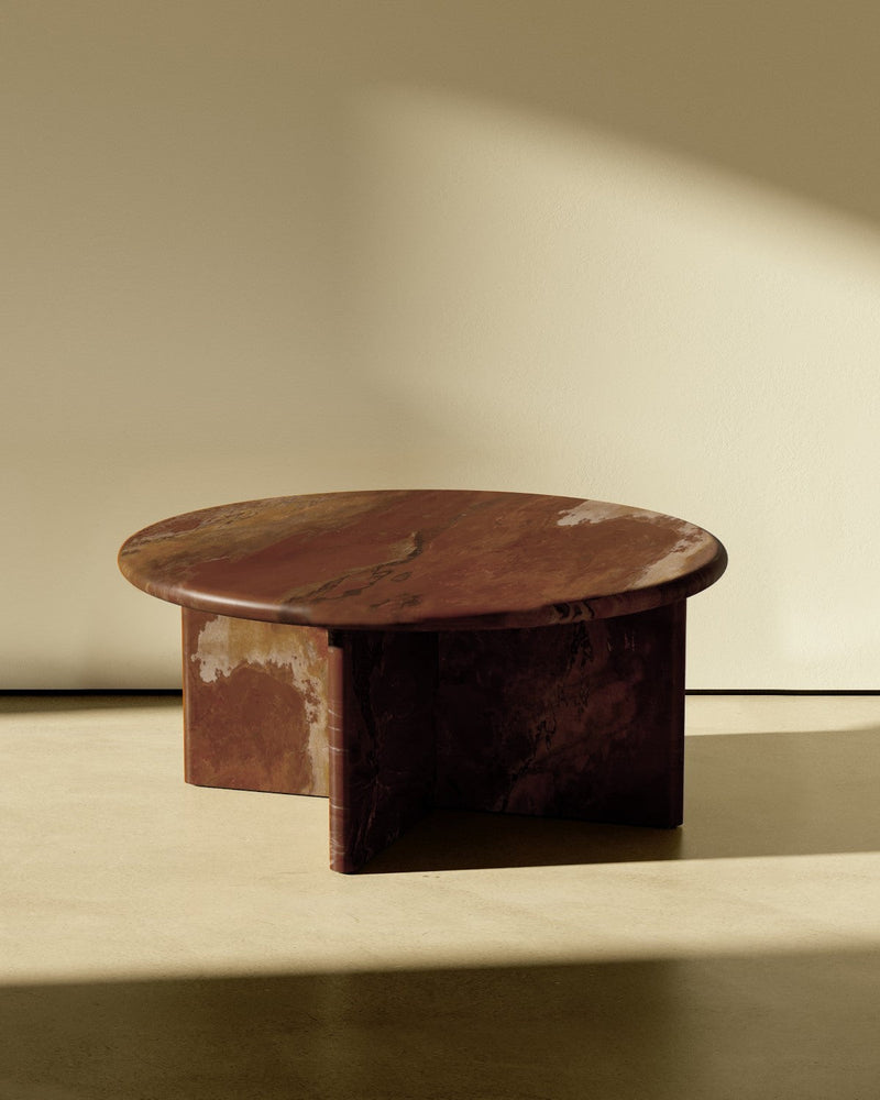 media image for plinth small circular marble coffee table csl3312 slm 26 217