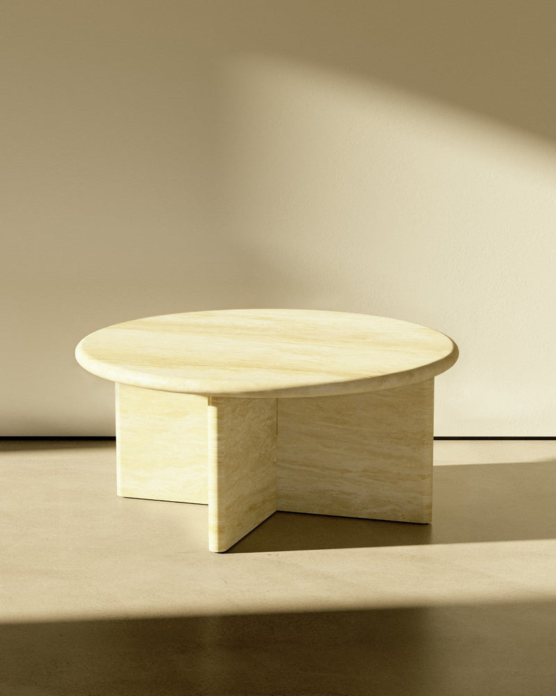 media image for plinth small circular marble coffee table csl3312 slm 25 210