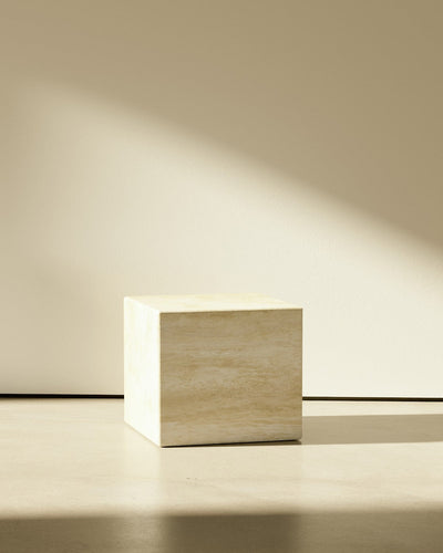 product image for plinth cube block marble table b13 slm 9 71