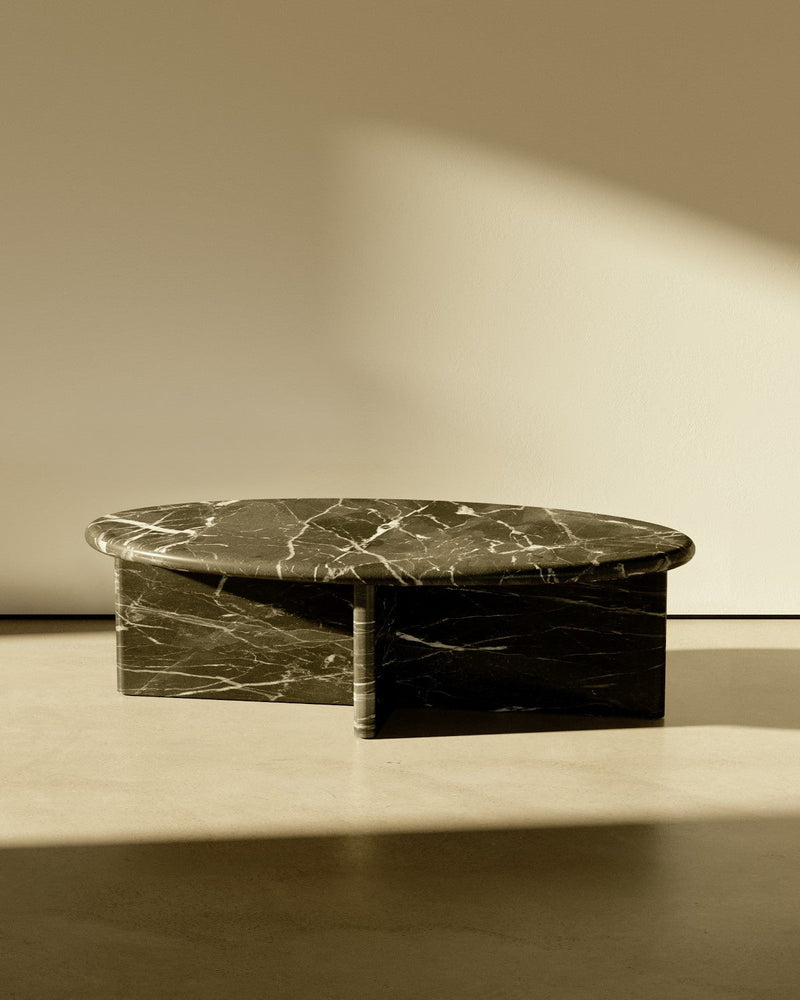media image for plinth small oval marble coffee table csl4212r slm 18 265